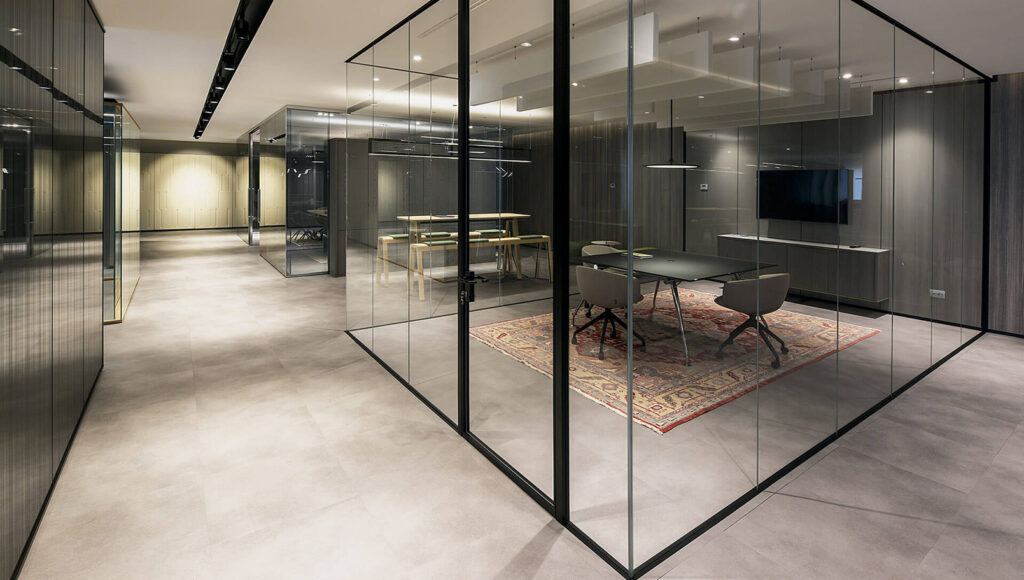 office glass partition walls
